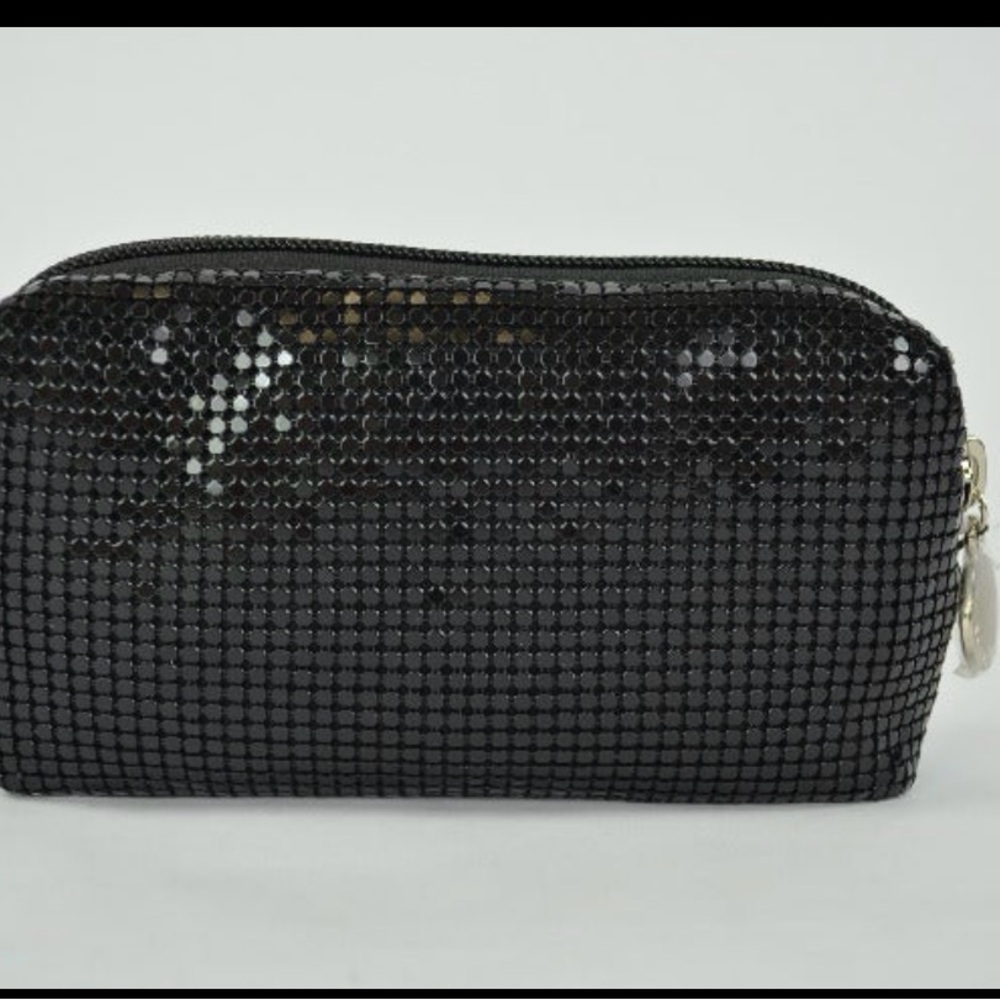 Black Mesh Cosmetic Bag